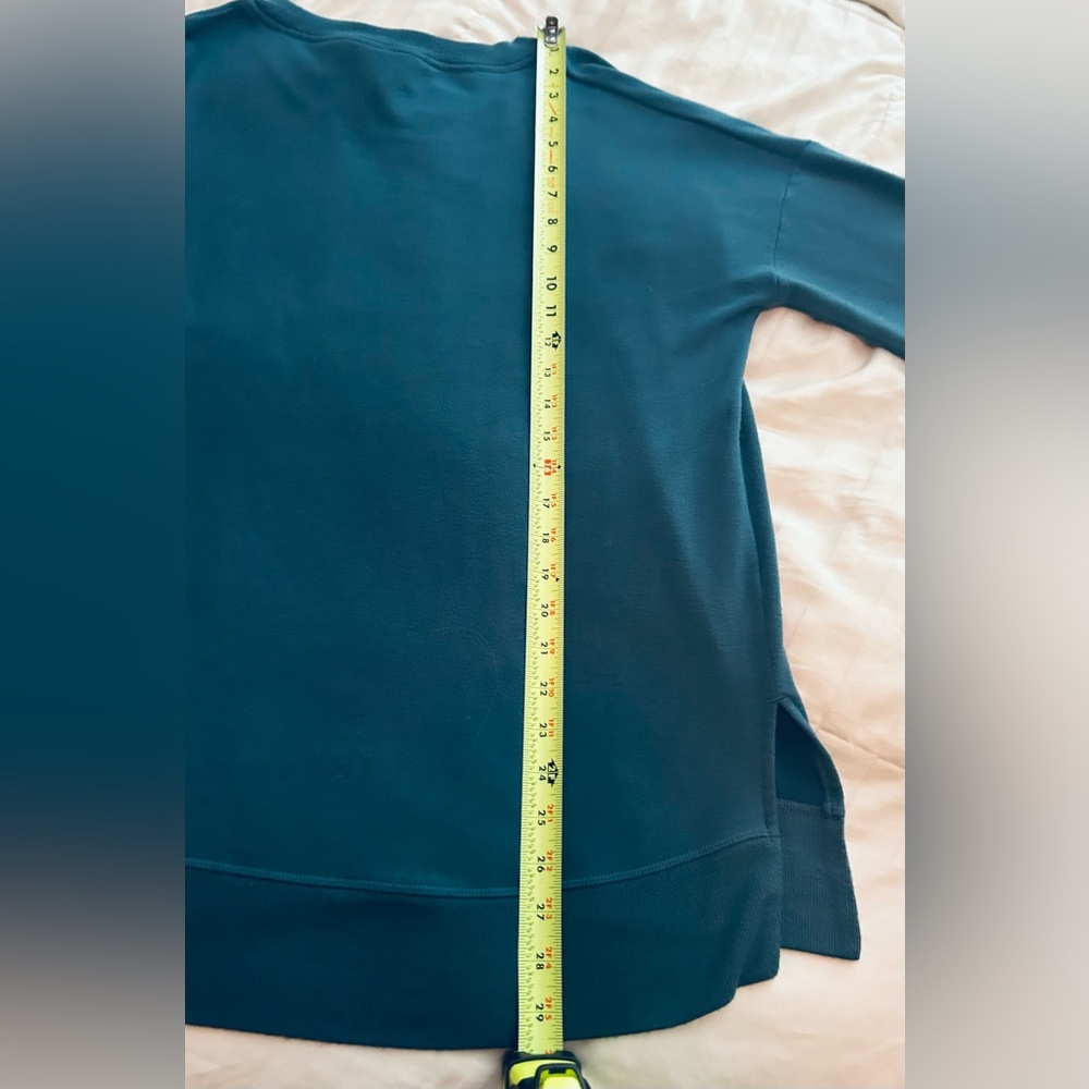 *Like New* Athleta Teal Coastal Luxe Recovery Crewneck Sweatshirt - Picture 10 of 16